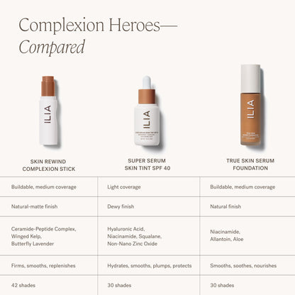 ILIA Skin Rewind Complexion Stick – Foundation + Concealer + Skincare in Shade 25N Elm