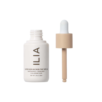 ILIA Super Serum Skin Tint SPF 40 – Vegan, Non-Comedogenic, Hydrating & Refining