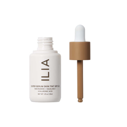 ILIA Super Serum Skin Tint SPF 40 – Lightweight, Hydrating & Non-Comedogenic (Kokkini ST12, 1 oz)