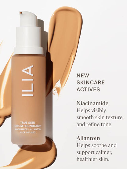 ILIA True Skin Serum Foundation | Buildable, Weightless Coverage • Non-Comedogenic • Vegan • Sensitive-Skin Safe