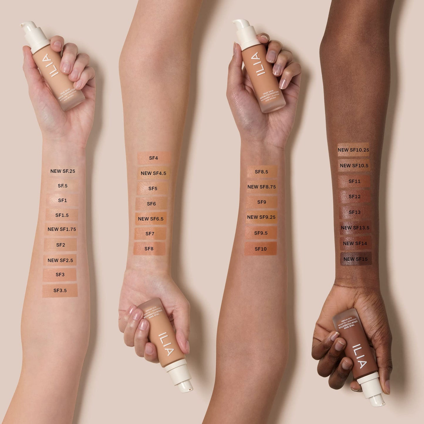 ILIA True Skin Serum Foundation | Buildable, Weightless Coverage • Non-Comedogenic • Vegan • Sensitive-Skin Safe