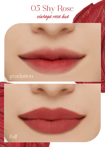 I'M MEME Color Key Ring Velvet Lip Tint – 05 Shy Rose (2.8g) | Long-Lasting Matte Finish