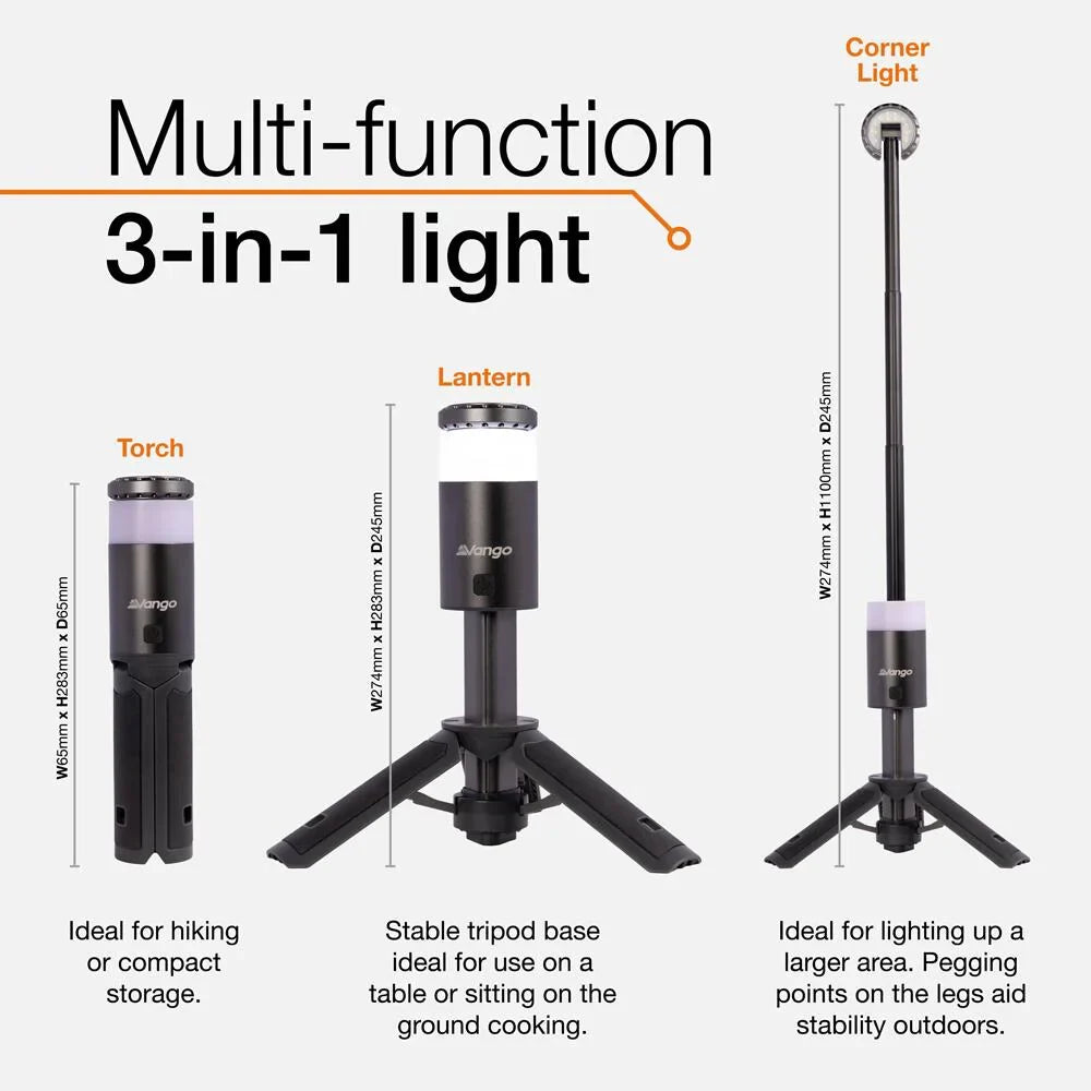 Vango Comet Rechargeable Telescopic Light
