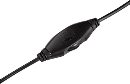 Hama Shell TV Over-Ear Wired Headphones, 6 Metre Cable, Black