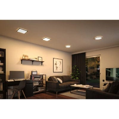 Atria Shine Backlight Square LED Panel 293x293mm Neutral White - Black
