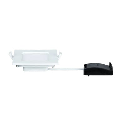 Square LED Recessed Panel IP44 115x115mm Neutral White - White