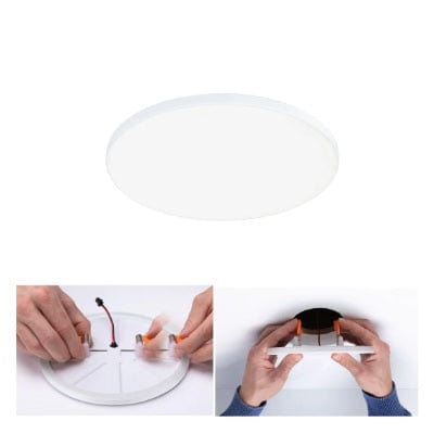 VariFit Veluna Edge Round LED Recessed Panel IP44 200mm Neutral White