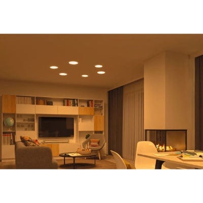 VariFit Veluna Round LED Recessed Panel Smart Home Zigbee 185mm Tunable White