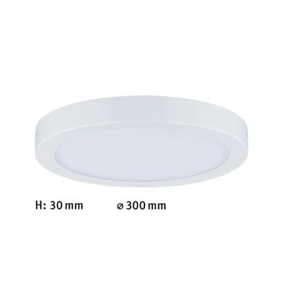 Abia Round LED Panel 300mm Neutral White - White