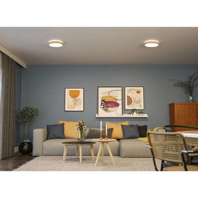 Cosara Round LED Panel IP44 300mm 15W 1300lm Warm White - Beige