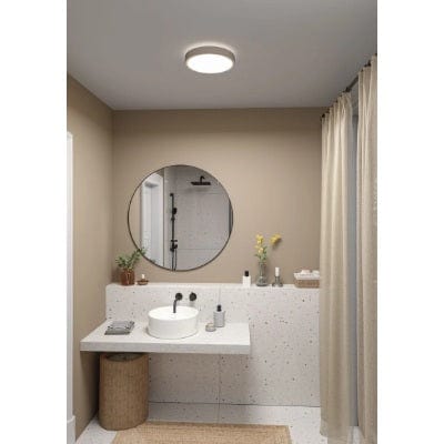 Cosara Round LED Panel IP44 300mm Neutral White - Dark grey