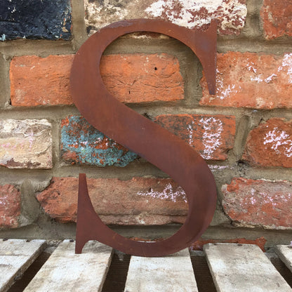 Classic Rusty Metal Letters 5" And 12" A-Z 0-9 Rustic Signs For The Home And Garden