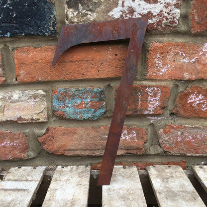 Classic Rusty Metal Letters 5" And 12" A-Z 0-9 Rustic Signs For The Home And Garden