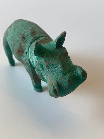 Tuareg Brass animals - Hippo