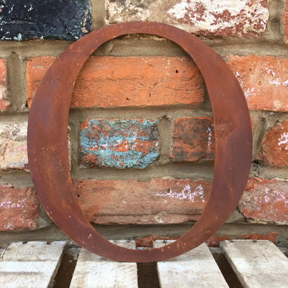 Classic Rusty Metal Letters 5" And 12" A-Z 0-9 Rustic Signs For The Home And Garden