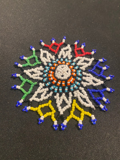 Handmade glass beaded coasters - South Africa