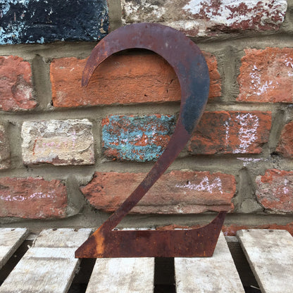 Classic Rusty Metal Letters 5" And 12" A-Z 0-9 Rustic Signs For The Home And Garden