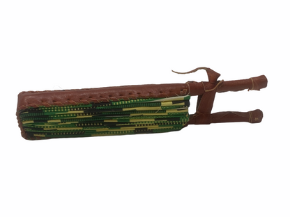 Ghana Fan - Leather fold up