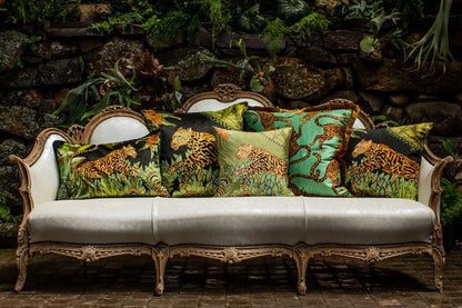 Ardmore- Cheetah Kings Forest Delta Silk Cushion Cover
