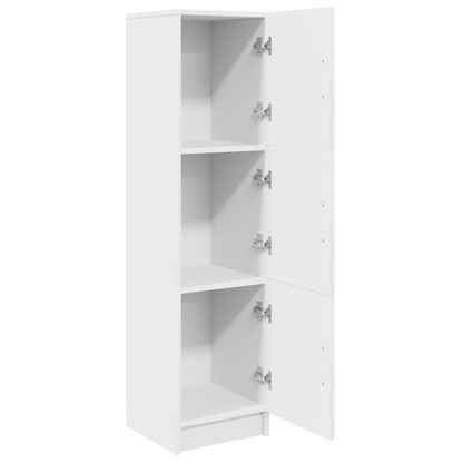 Highboard White 31.5 x 32 x 124 cm Engineered wood