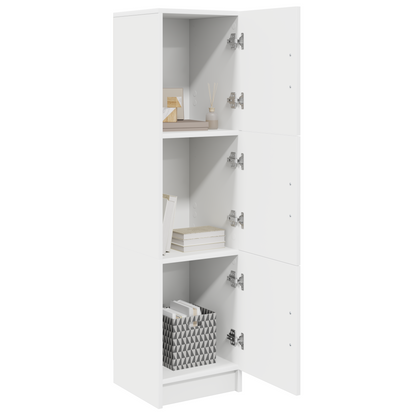 Highboard White 31.5 x 32 x 124 cm Engineered wood