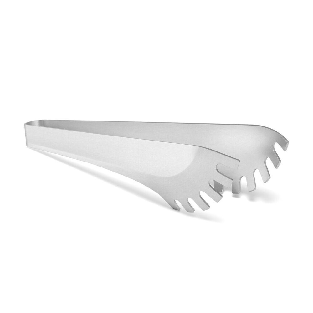 Zack Cajon Brushed Stainless Steel Spaghetti Tongs - Premium German Design
