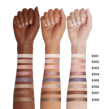 imakeupnow 8PCS Neutral Eyeshadow Stick Set – Metallic Shimmer & Matte Cream Eye Shadow in Neutral Brown
