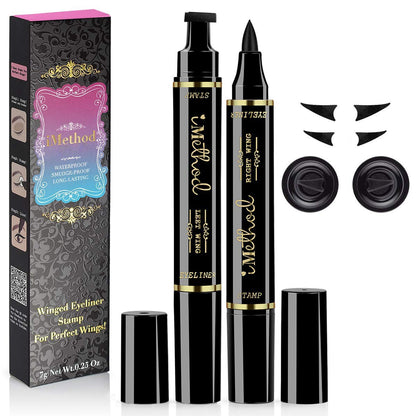 iMethod Eyeliner Stamp 2 Pens – Winged Cat Eye, Waterproof & Long-Lasting