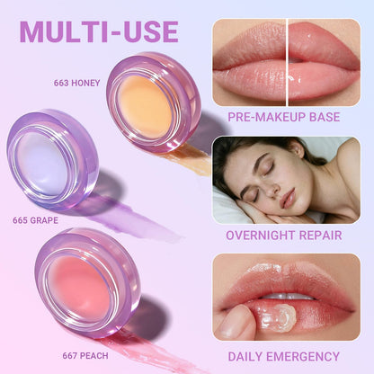 iMethod Lip Mask Overnight - Grape Lip Sleeping Mask with Hyaluronic Acid for Deep Hydration
