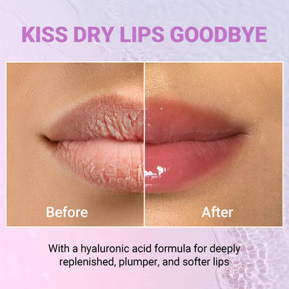 iMethod Lip Mask Overnight - 8-Hour Hydration Lip Sleeping Mask with Hyaluronic Acid (Peach)