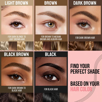 iMethod Microblading Eyebrow Pen – 4-Fork Tip, Waterproof, 24h Wear, 7 Shades