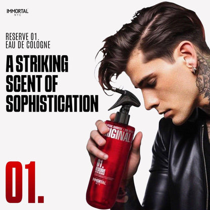 Immortal NYC Reserve 01 After Shave Spray – 17 oz, Signature Jasmine, Woodsy Amber