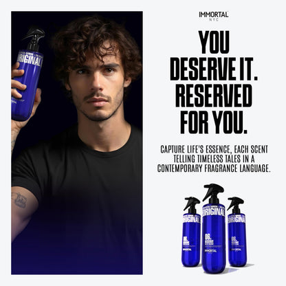 Immortal NYC Reserve 06 After Shave Spray for Men – 17 oz / 500 ml | Softens Skin, Refreshes, Moisturizes
