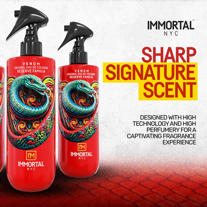 Immortal NYC Reserve Venom After Shave for Men – 17 oz, Moisturizing, Fruity Floral