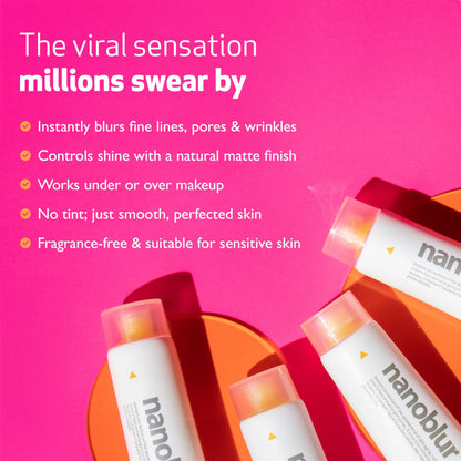 Indeed Labs Nanoblur | Nano-Optic Blur Technology for Instant Even Skin Tone & Softened Lines | Mattifying Blur Cream | All Skin Types | 30 mL