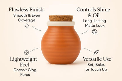 Indian Earth Original Makeup Powder – 5 g Jar | Natural, Multi-Purpose Bronzer & Glow