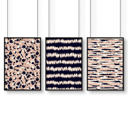 Coastal decor ideas | Set of 3 framed wall art prints