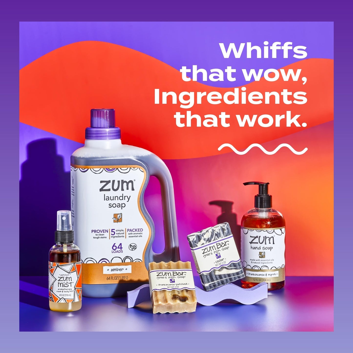 Zum Indigo Wild Goat's Milk Soap Bar – Lavender, 3 oz, 3-Pack | Essential Oils, Cruelty-Free