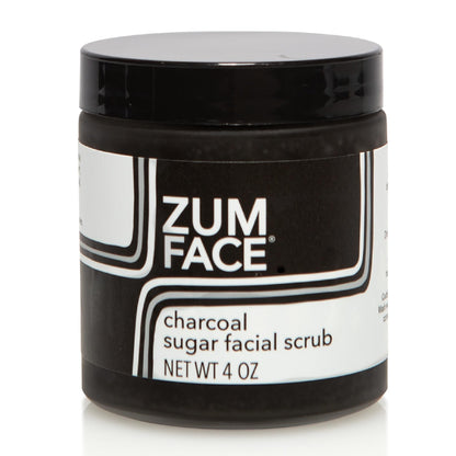 Indigo Wild Zum Face Sugar Scrub – Charcoal Exfoliant with Jojoba & Oils