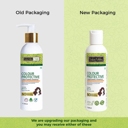 Indus Valley Colour Protective Shampoo with Conditioner – SLES Free, Paraben Free, pH 5.5, Soya Bean & Honey, 200ml