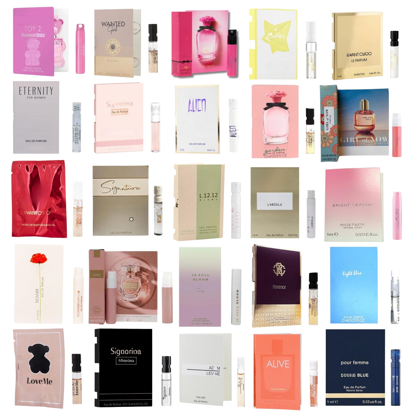Infinite Scents Perfume Sampler Set for Women – 12 Random Designer Fragrances