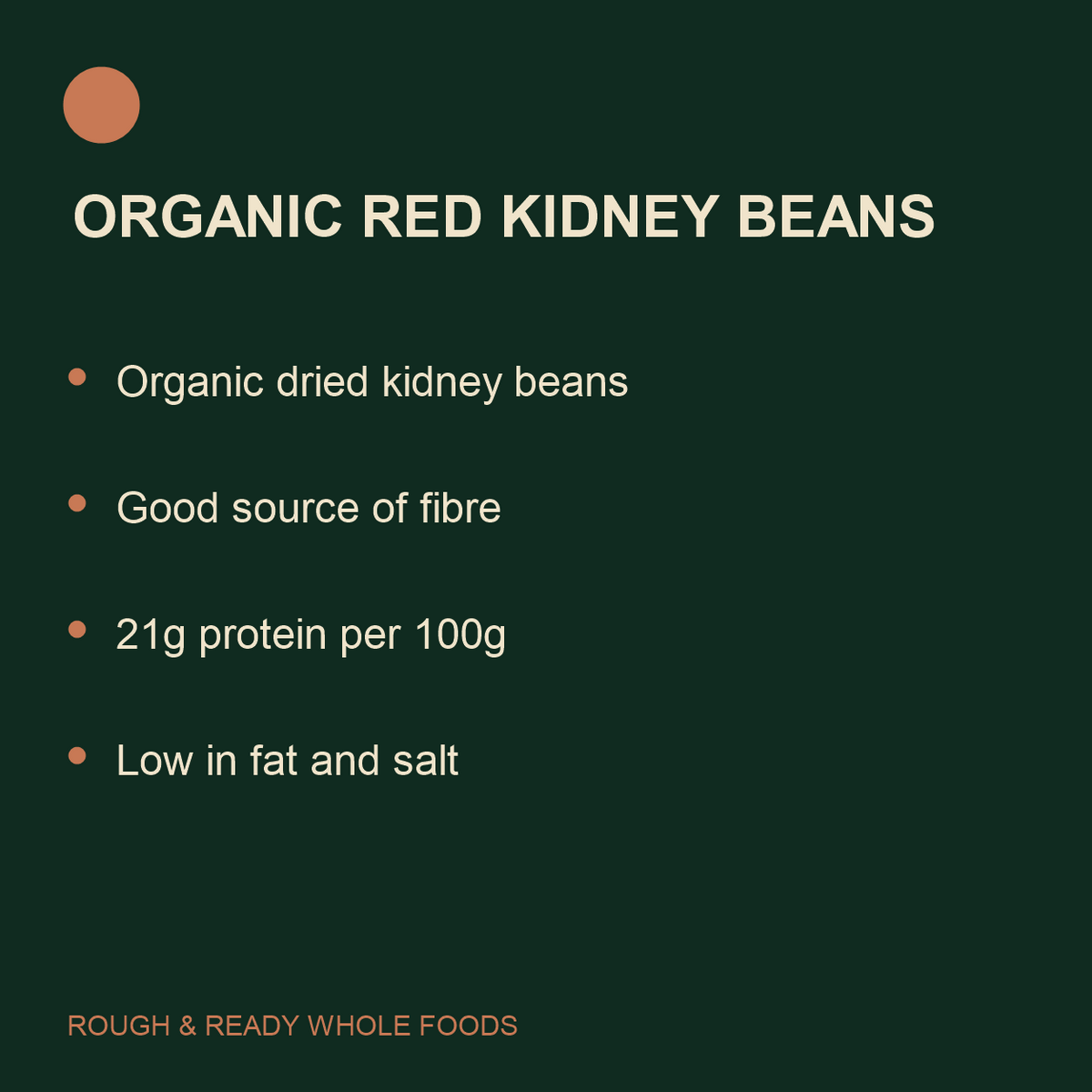 Infinity Foods Organic Red Kidney Bean