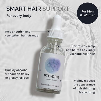 InfiniWell PTD-DBM Peptide Hair Serum — Fuller-Looking Hair & Scalp Renewal (25 ml)