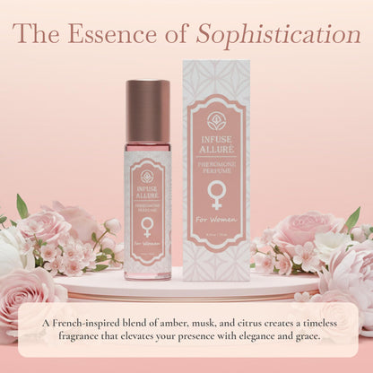 Infuse Allurè Premium Pheromone Perfume for Women – Long-Lasting French Fragrance