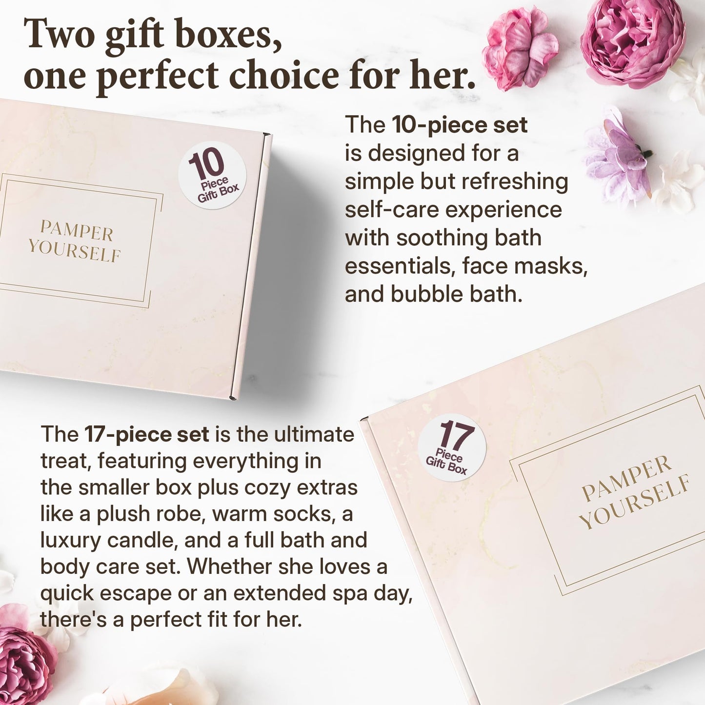 INFUSÉ 17-Piece Luxury Gift Set with Robe – White Tea & Coconut Bath Collection