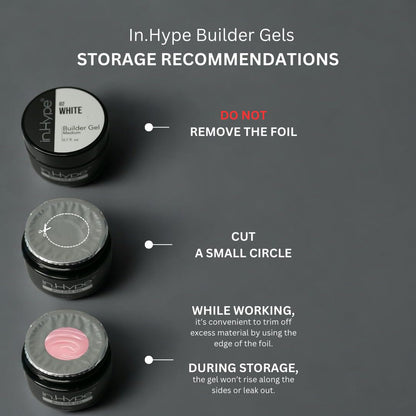 IN.HYPE UV/LED Camouflage Builder Gel – Nail Extensions & Overlays (Delicate)