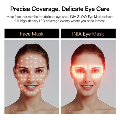 INIA Red Light Therapy Eye Mask – Targeted Under-Eye Rejuvenation