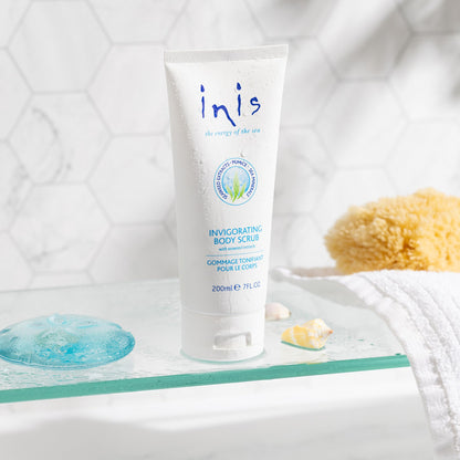 Inis the Energy of the Sea Scented Body Scrub - Exfoliating Pumice & Seaweed, 7oz