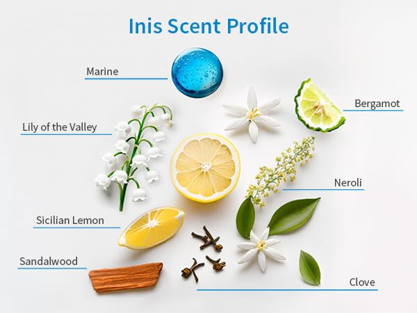 Inis the Energy of the Sea Roll-On Perfume – Fresh Ocean Scent for Women & Men, 0.27 fl oz
