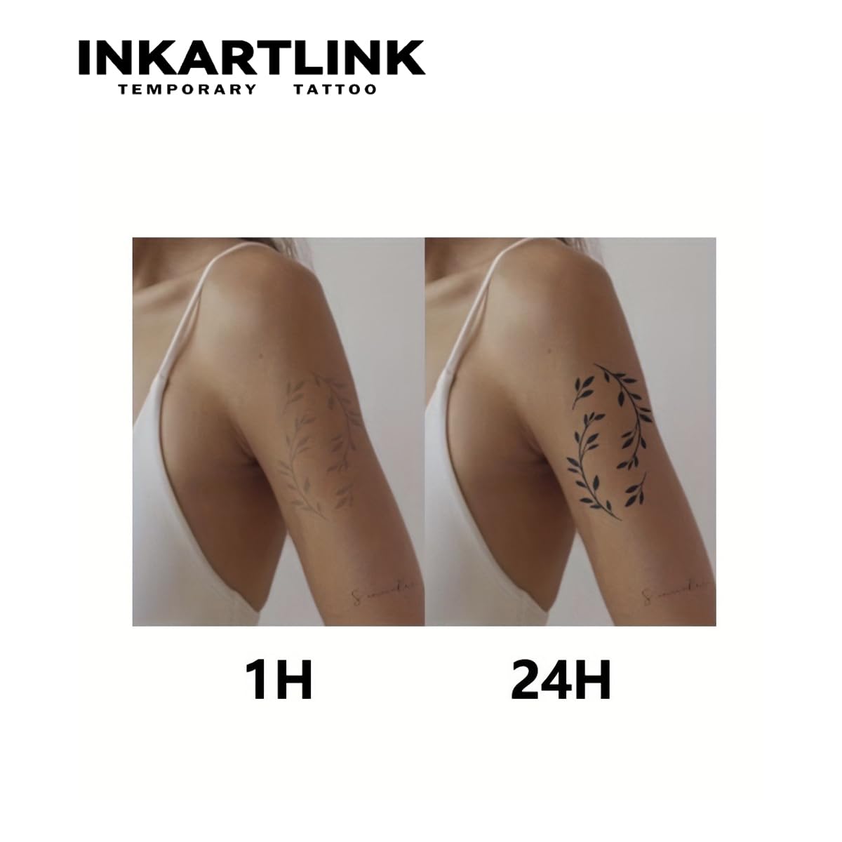 INKARTLINK Semi-Permanent Tattoos – 3 Sheets of Small Dog Designs, Waterproof & Realistic